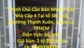 Chính Chủ Cần Bán Nhanh Căn Nhà Cấp 4 Tại quận 12, TPHCM